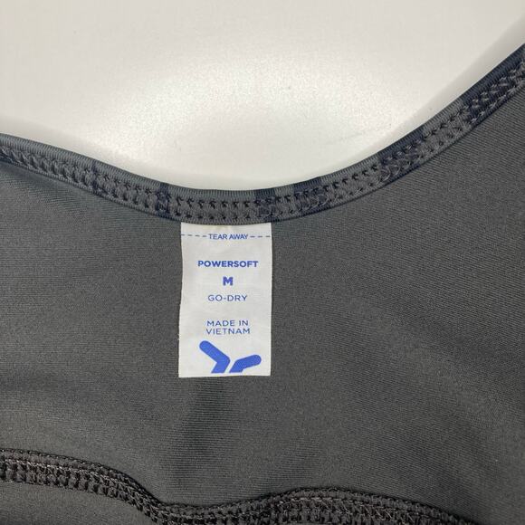 Old Navy Women’s M Gray Black Zebra Print Active Bodysuit One-Piece Athleisure - Picture 3 of 3